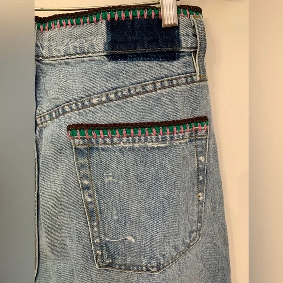 NEW frame Distressed Women Jeans - Picture 6 of 7